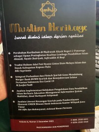 Image of Muslim Heritage Jurnal Dialog islam dengan Nealitas