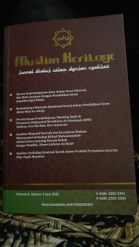 Image of Muslim Heritage Jurnal Dialog Islam dengan Nealitas