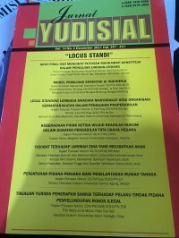 Image of Jurnal Yudisial Lokus Studi VOL 14